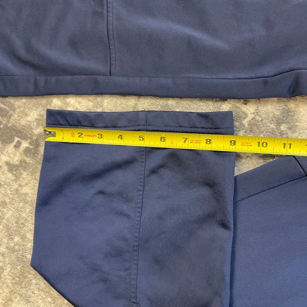 Adidas Men‎ Medium Navy Blue White 3-Stripe Track Pants Joggers Sportswear